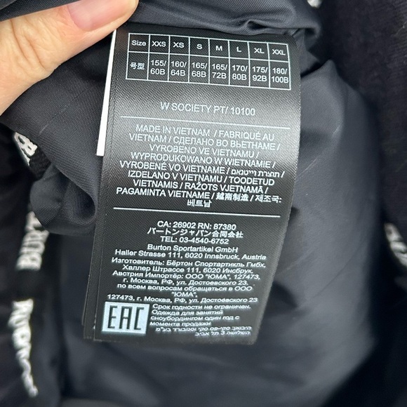 Burton Society Snowboard pants, BNWT, size Large - Picture 12 of 13